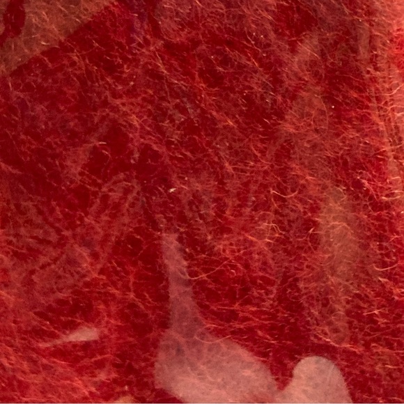 10 Dimensions FeltWorks 100% Wool Mini Christmas Stocking Fillable Red - Picture 15 of 16